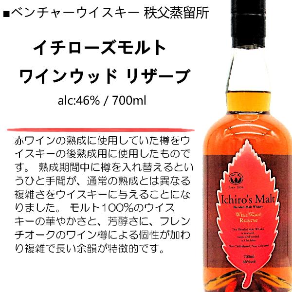 イチローズモルト ウイスキー ワインウッド リザーブ リーフラベル