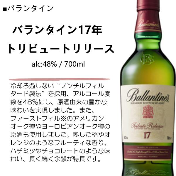 Ballantine's ウイスキー バランタイン 17年 トリビュートリリース 48
