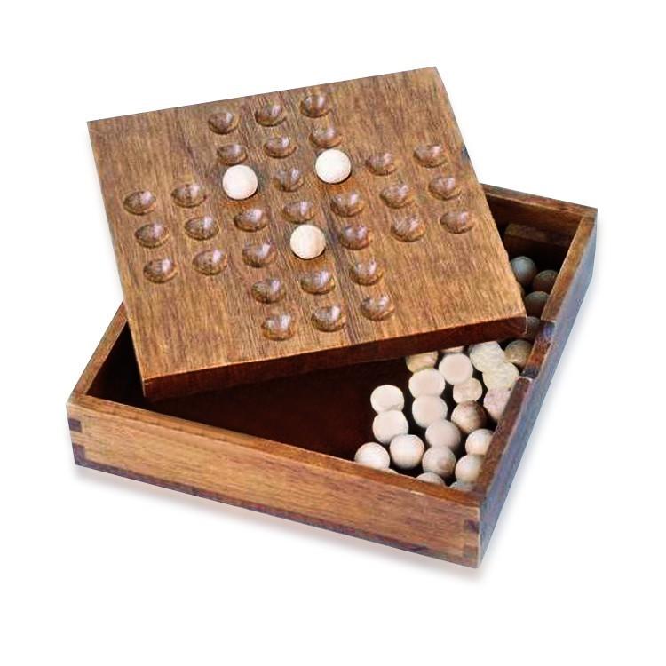 ペグソリティア 一人遊び 木製ボードパズル 知育玩具 脳トレ 認知症