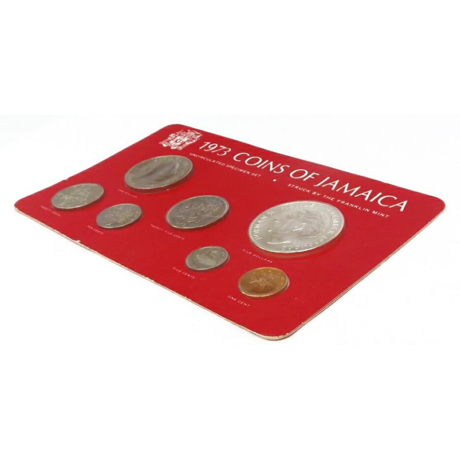 セット オブジャマイカ 1973年 フランクリンミント 【未使用】 コイン