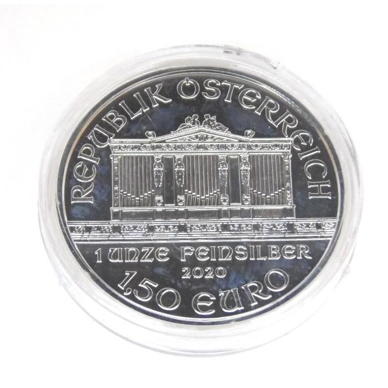 ウィーン銀貨 1オンス 小キズ有 クリアケース入り 1oz 2020年(62289
