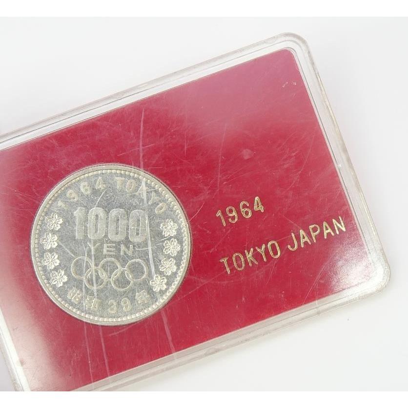 昭和39年 東京オリンピック 1000円銀貨 プラスチックケース入り TOKYO