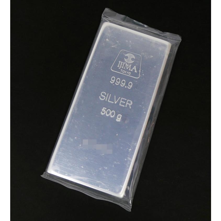井嶋金銀工業 純銀 インゴット 500g ingot /シルバー/SV999.9(65385