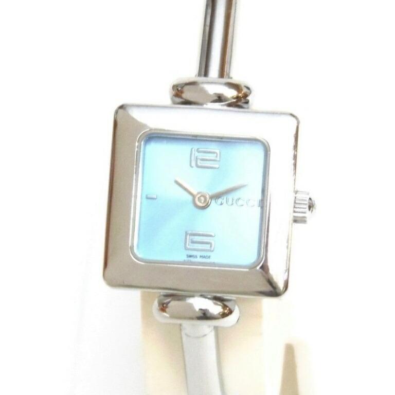 GUCCI（グッチ） 腕時計 バングルウォッチ クオーツ 1900L ブルー文字