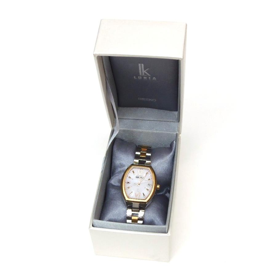 LUKIA SEIKO ソーラー クオーツ レディースウォッチ ルキア 文字盤白