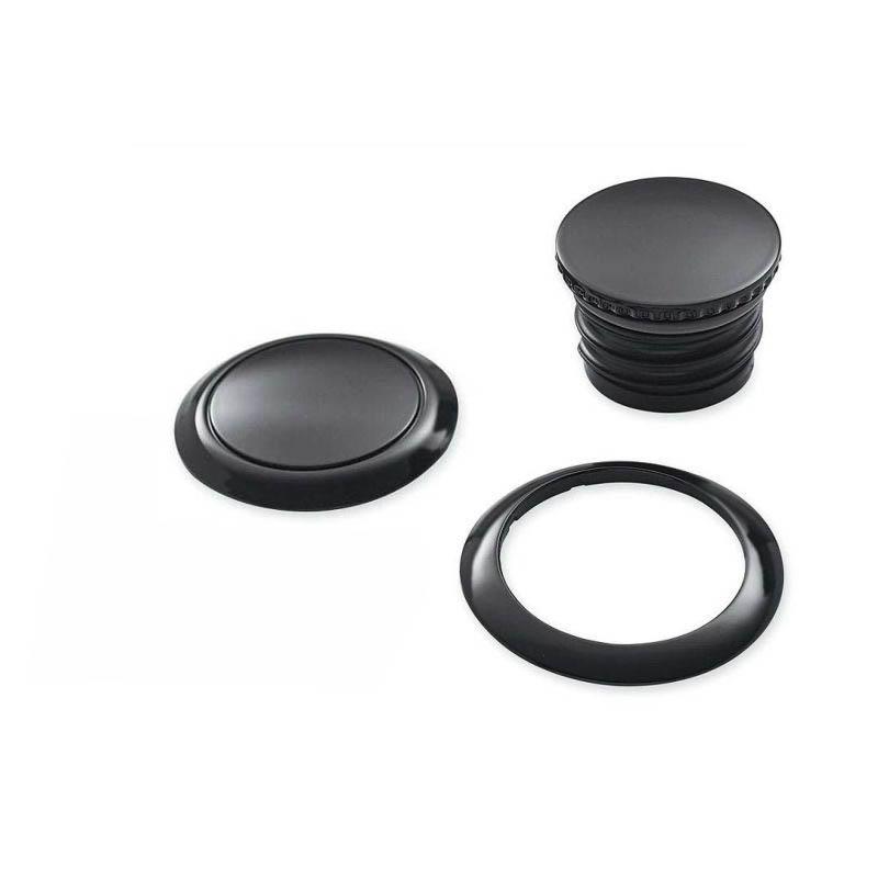 M8ソフテイル ポップアップ フュエルキャップ ブラック ハーレー : HD