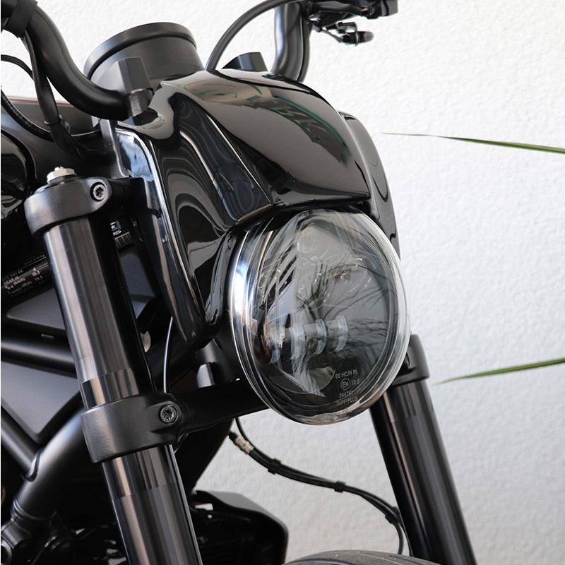 ハーレー Sportster S NRSスタイル LEDヘッドライトキット(グロス