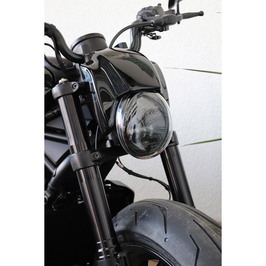ハーレー Sportster S NRSスタイル LEDヘッドライトキット(グロス