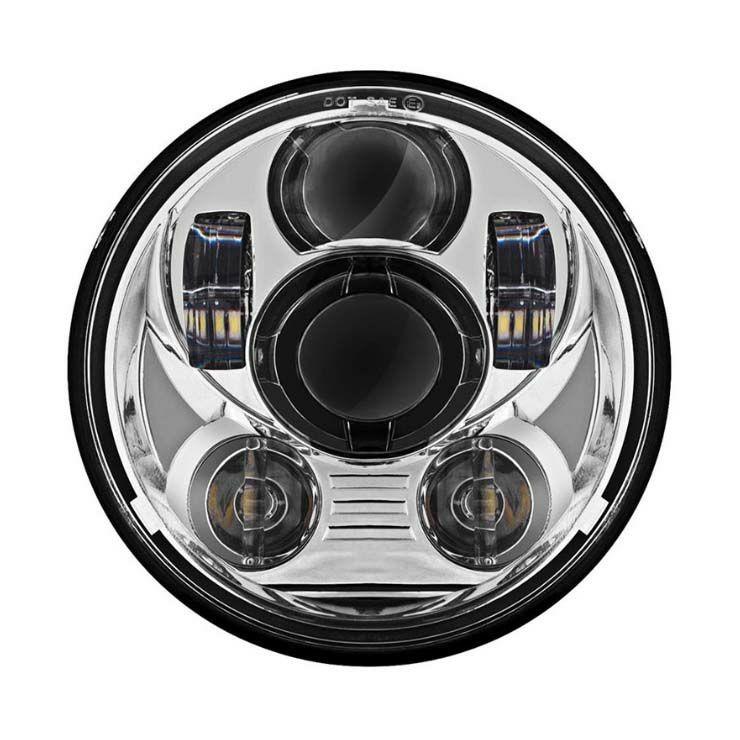 WMW MS-0057S プロジェクターLED 5-3/4インチ・ヘッドライト クローム