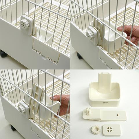 GEX（ジェックス） 【無地梱包不可】広々＆簡単クリアフロントうさぎ