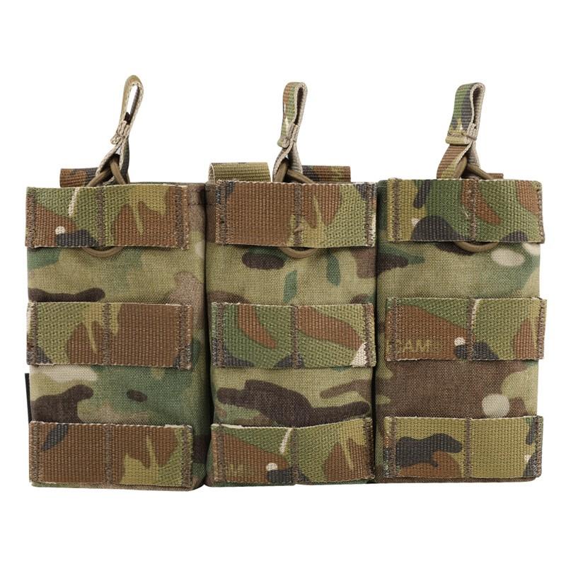 EMERSON M4用 オープントップトリプルマガジンポーチ マルチカム MC