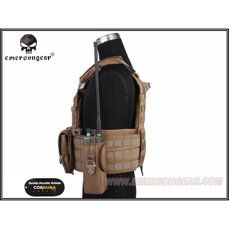 EMERSON LBT6094Aスタイル プレートキャリア 3ポーチ付 CB