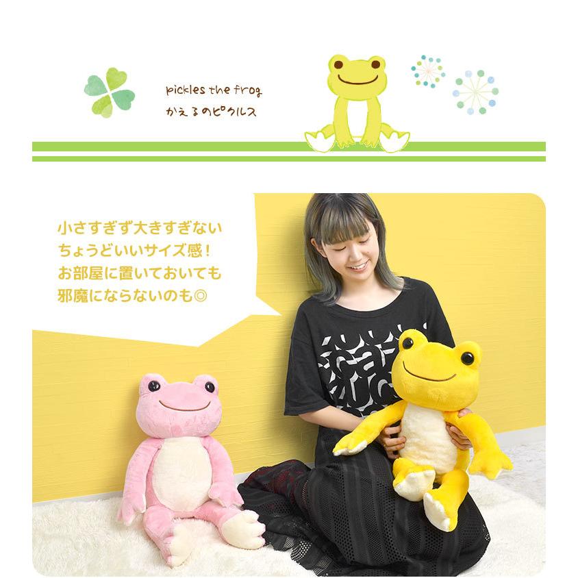 ぬいぐるみ 大きい かえるのピクルス Mサイズ にじいろピクルス さくら