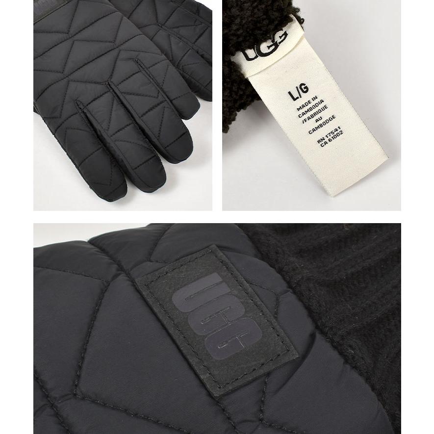 UGG（アグ） 手袋 メンズ グローブ 防寒 防水 防風 スマホ対応 冬 裏