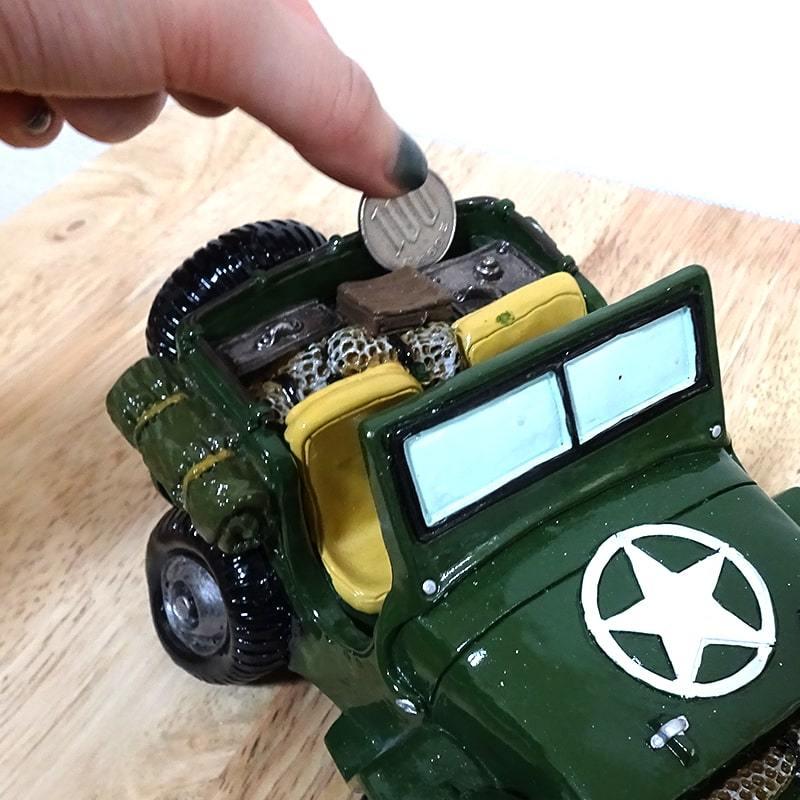 アメリカン レトロ 貯金箱 オールディーズ コインバンク タンク