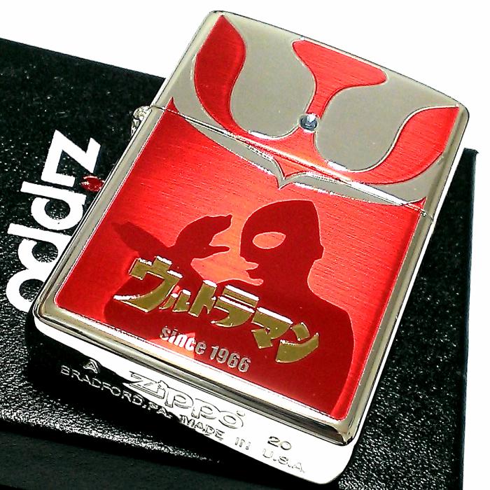 ZIPPO（ジッポー） ライター ウルトラマン ジッポ レッド＆シルバー