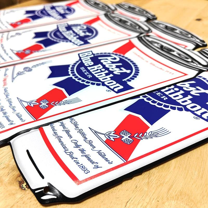 アメリカン レトロ ブリキ看板 おしゃれ パブストブルーリボン ビール