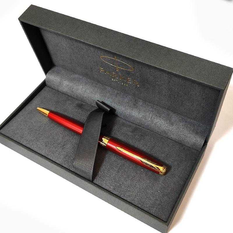 ソネット ボールペン おしゃれ パーカー レッドGT 高級 ゴールド