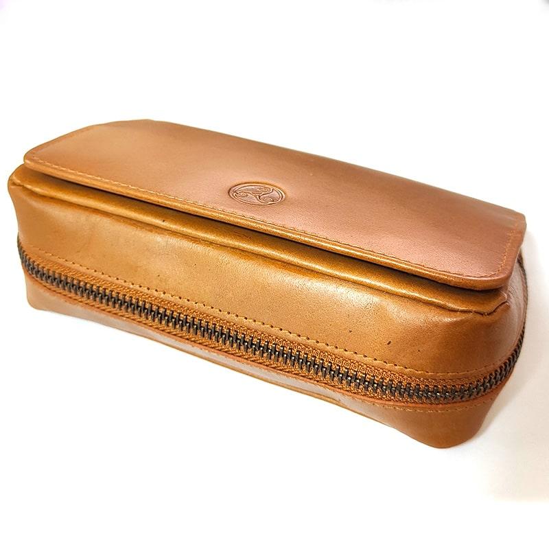 パイプポーチ ラットレー かっこいい 2本用 喫煙具 RATTRAY'S 本革