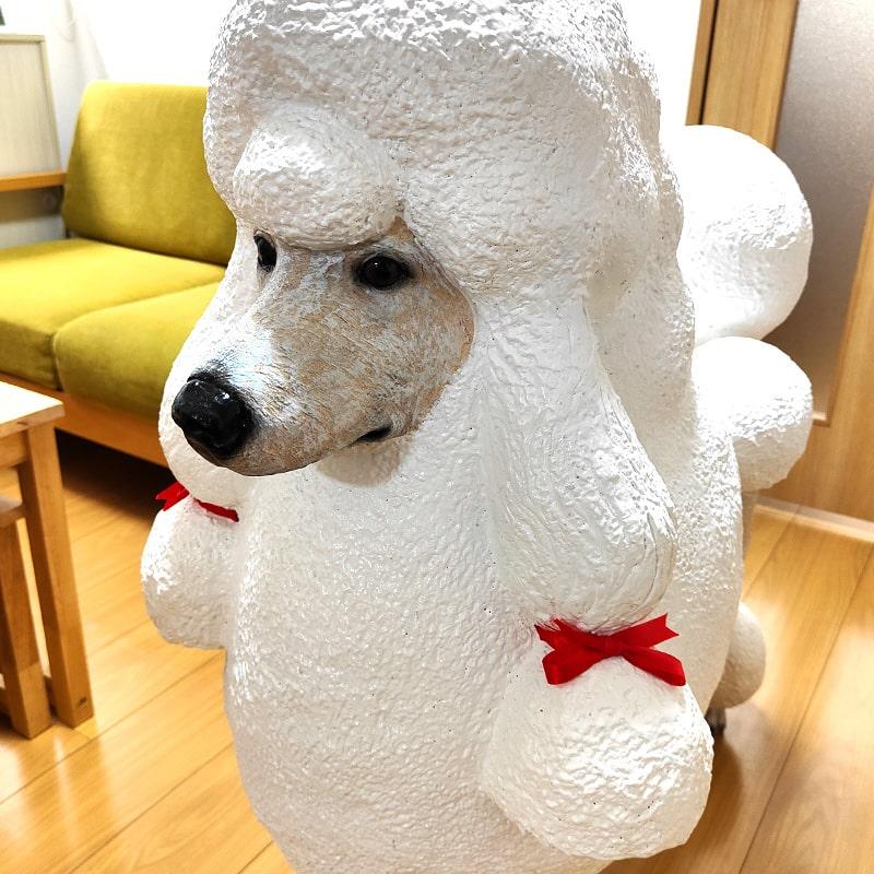 置物 プードル かわいい 大型 フィギュア ヴィンテージ 大きい