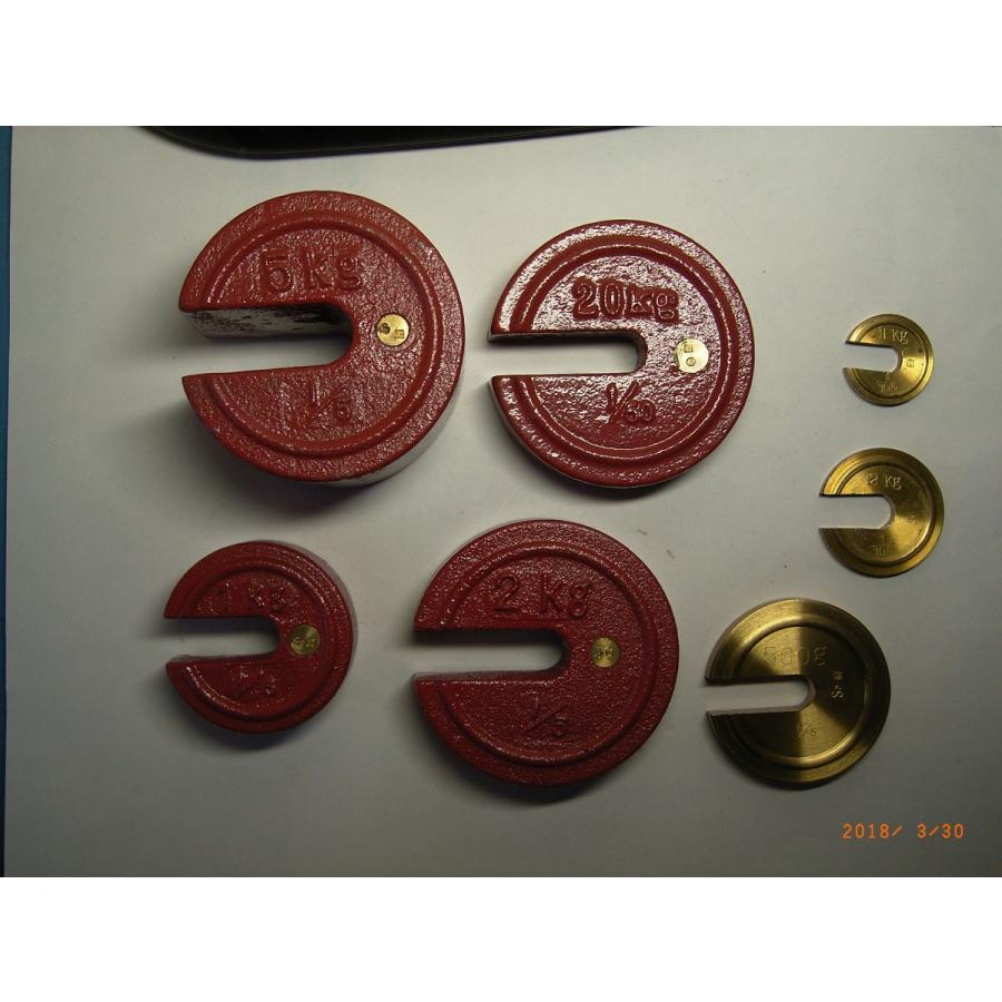 田中衡機 増おもり1/100：10kg・真鍮製 規格台ひょう用 : はかり商店