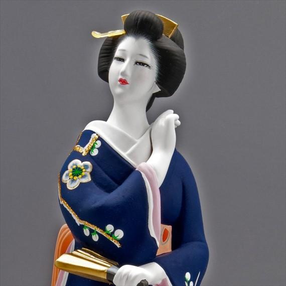 博多人形 【初 春】 青 最も売れている「女性物」！！様々な場面でご