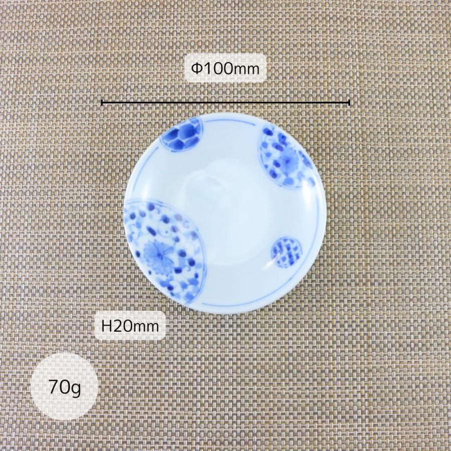 小皿 美濃焼 丸皿 花伊万里UK 3寸皿（5枚セット） 醤油皿 薬味皿 和柄