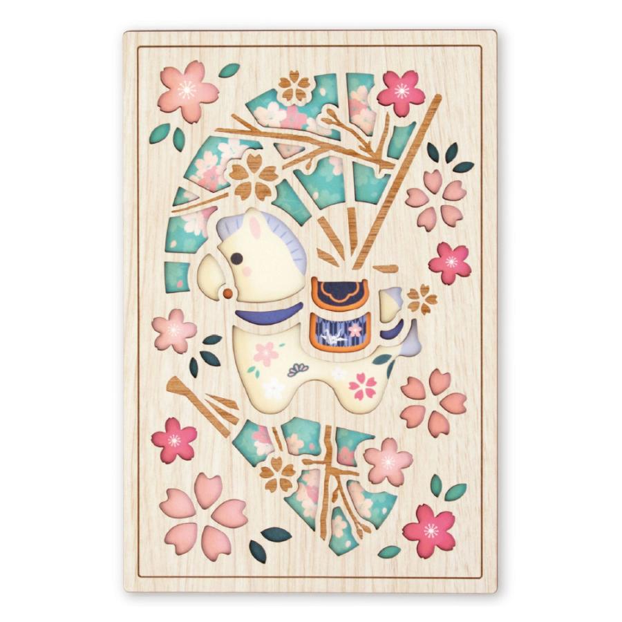 御朱印帳 夢叶う午 ゆめかなううま 木製 25150CMA 永善 クルーシャル