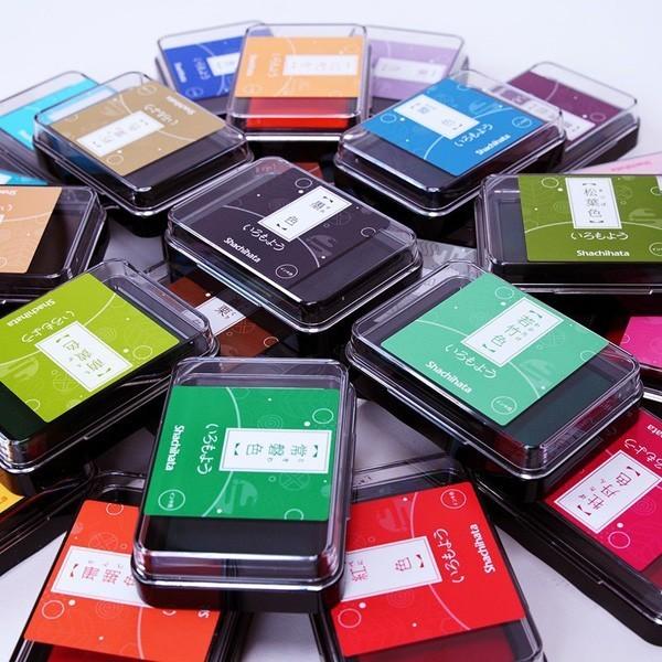 シヤチハタ（Shachihata） いろもよう スタンプパッド 24色セット