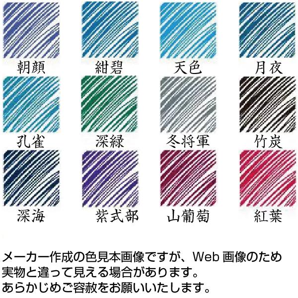 PILOT（パイロット） 全12色セット いろしずく 色彩雫 万年筆 インキ