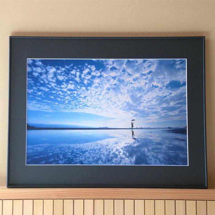 インテリア 高画質オリジナルプリント 父母ケ浜 A4 風景写真 壁掛け