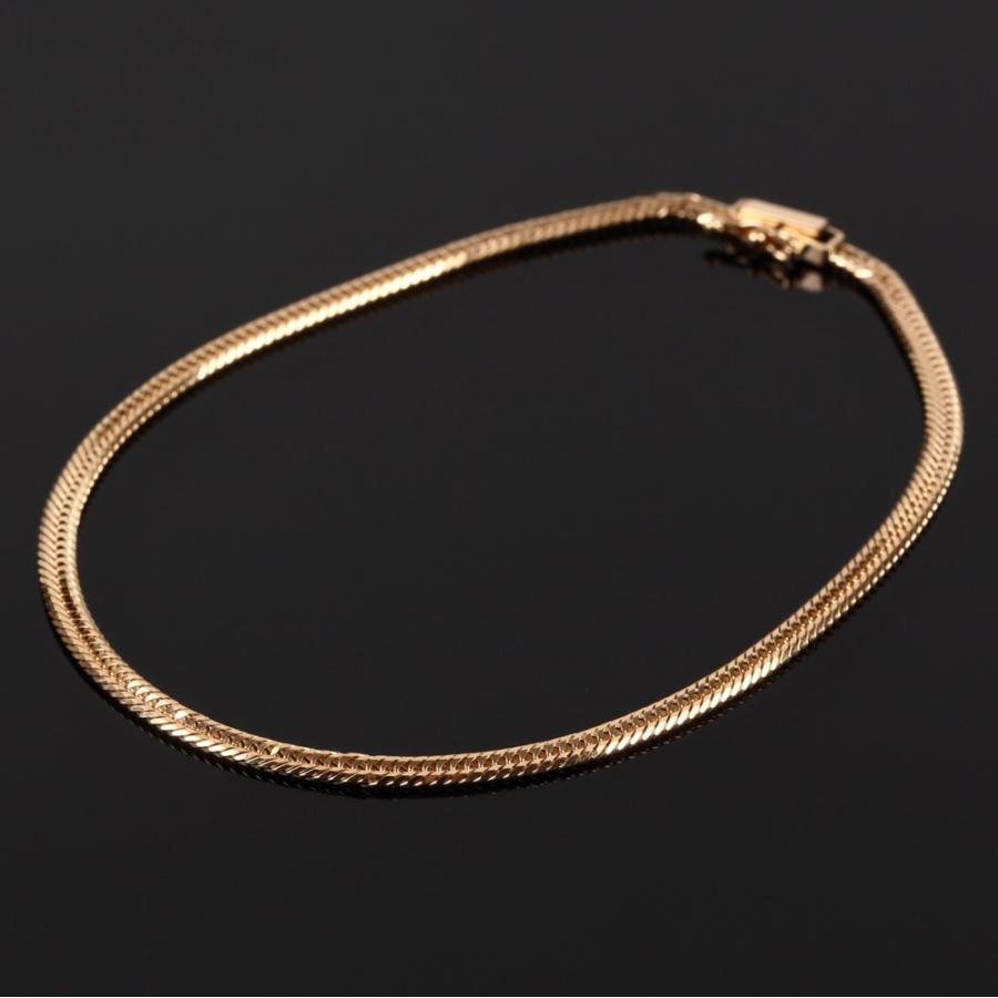 18金 喜平アンクレット 12面トリプル 6g 23cm ゴールド メンズ