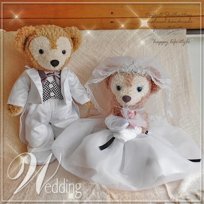 Disney（ディズニー） ダッフィーシェリーメイ ウェディング ペア S