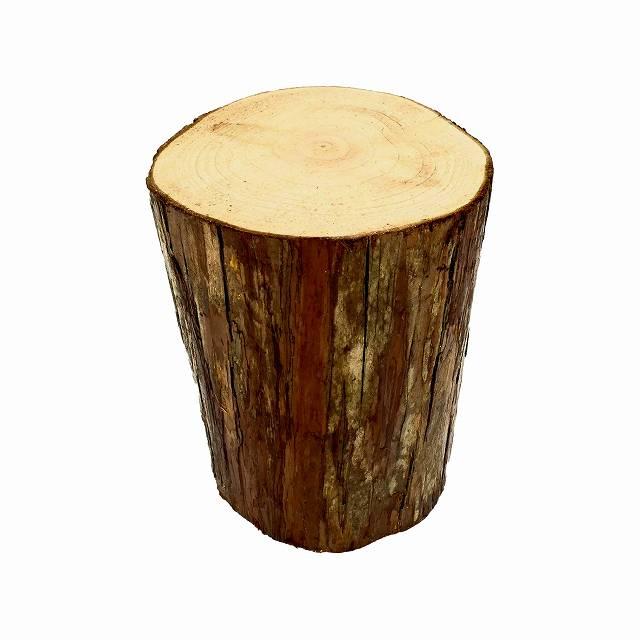 天然木の台座 ディスプレイスタンド スギの木 切り株 約7.5cm 超厚め