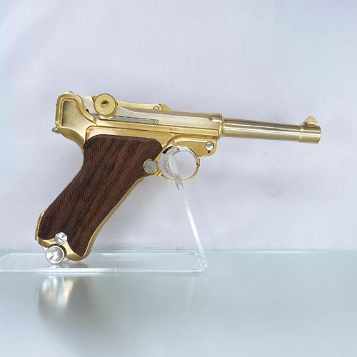 マルシン工業 マルシン ルガー P08 4インチ 木製グリップ付 ダミー