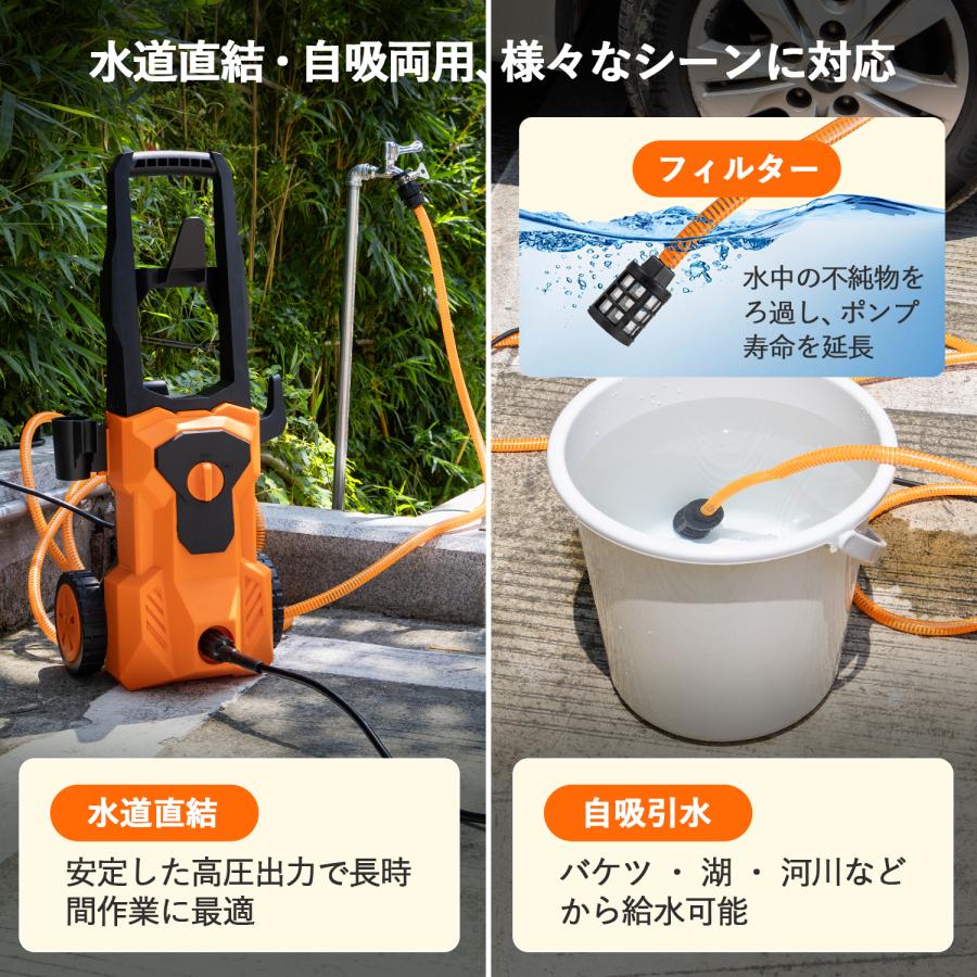新商品登場!クーポンで最安14,980円】高圧洗浄機 家庭用 業務用