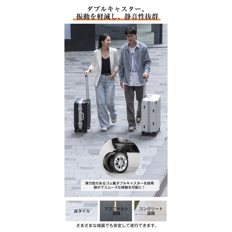 VARNIC スーツケース キャリーケース S/M/L フレーム 大型 軽量 静音