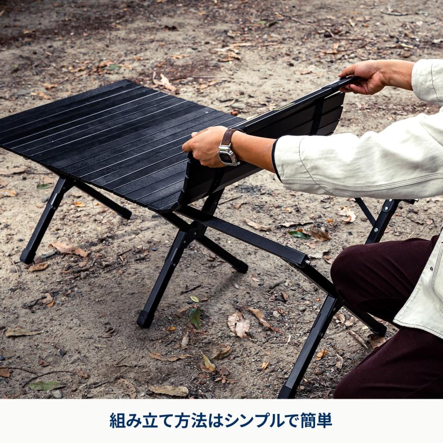 Hilander（ハイランダー） アウトドアテーブル ウッドロールテーブルX