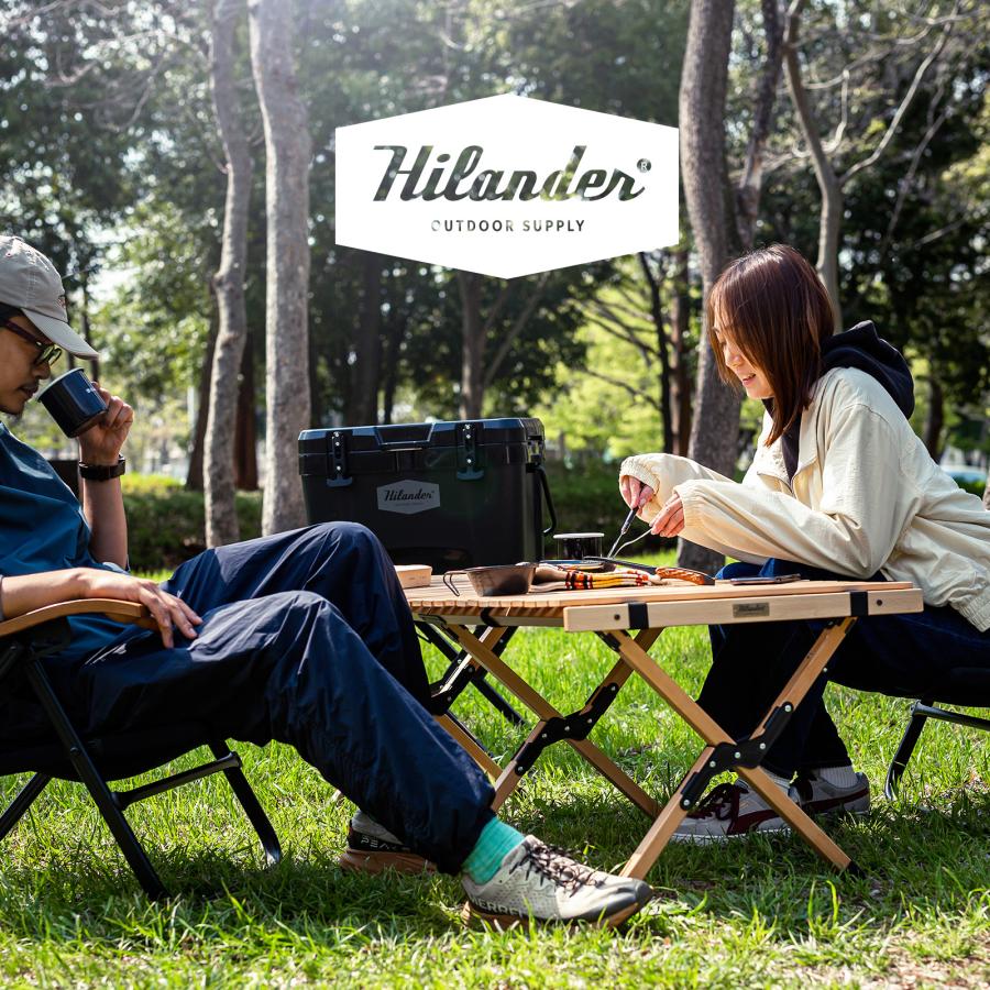 Hilander（ハイランダー） アウトドアテーブル ウッドロールトップ