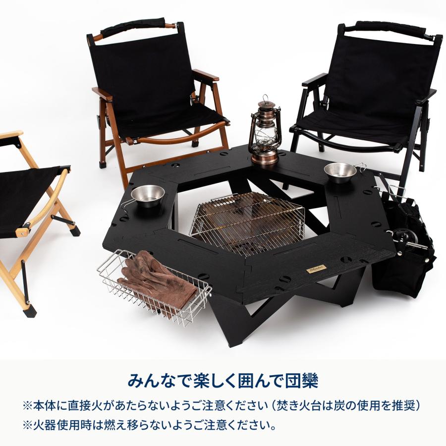 Hilander（ハイランダー） アウトドアテーブル ヘキサゴンテーブル