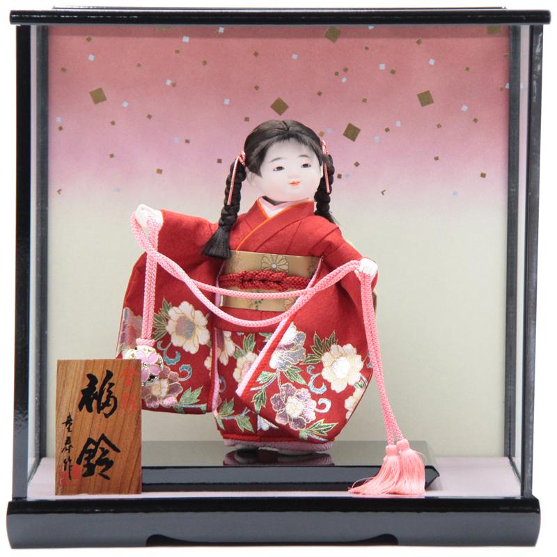 アウトレット品 雛人形ケース人形 9号 福鈴 童人形 日本人形 22a-ya
