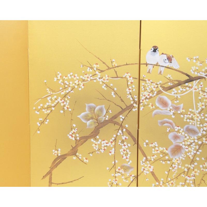 アウトレット品 雛人形/五月人形三月五月兼用屏風 屏風のみ 35号 本装