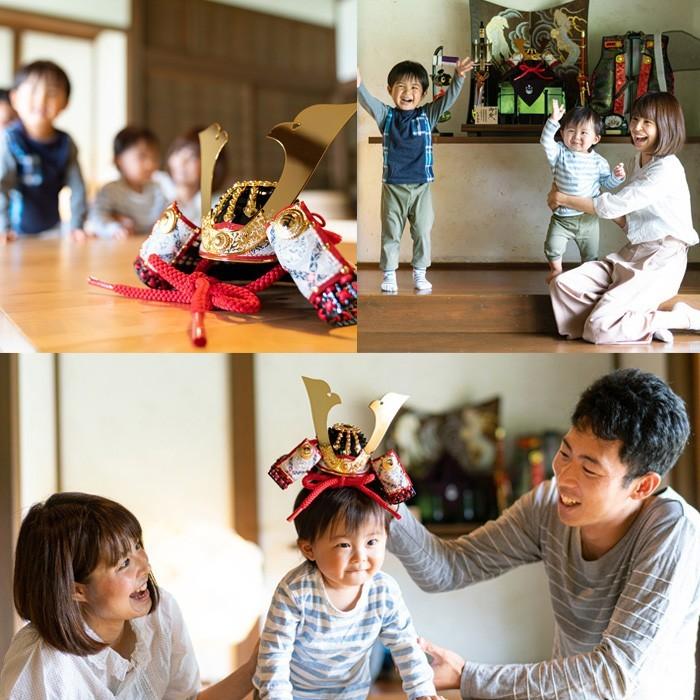 ひなせい 五月人形 鎧飾り / 1/4 源義経 加藤鞆美 奉納 鎧 2