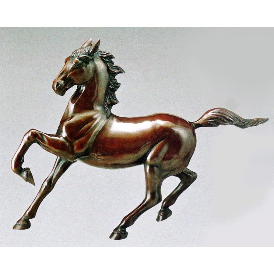 高岡銅器 馬の置物／勇馬27号 般若純一郎作品 送料無料 : 檜屋美術館