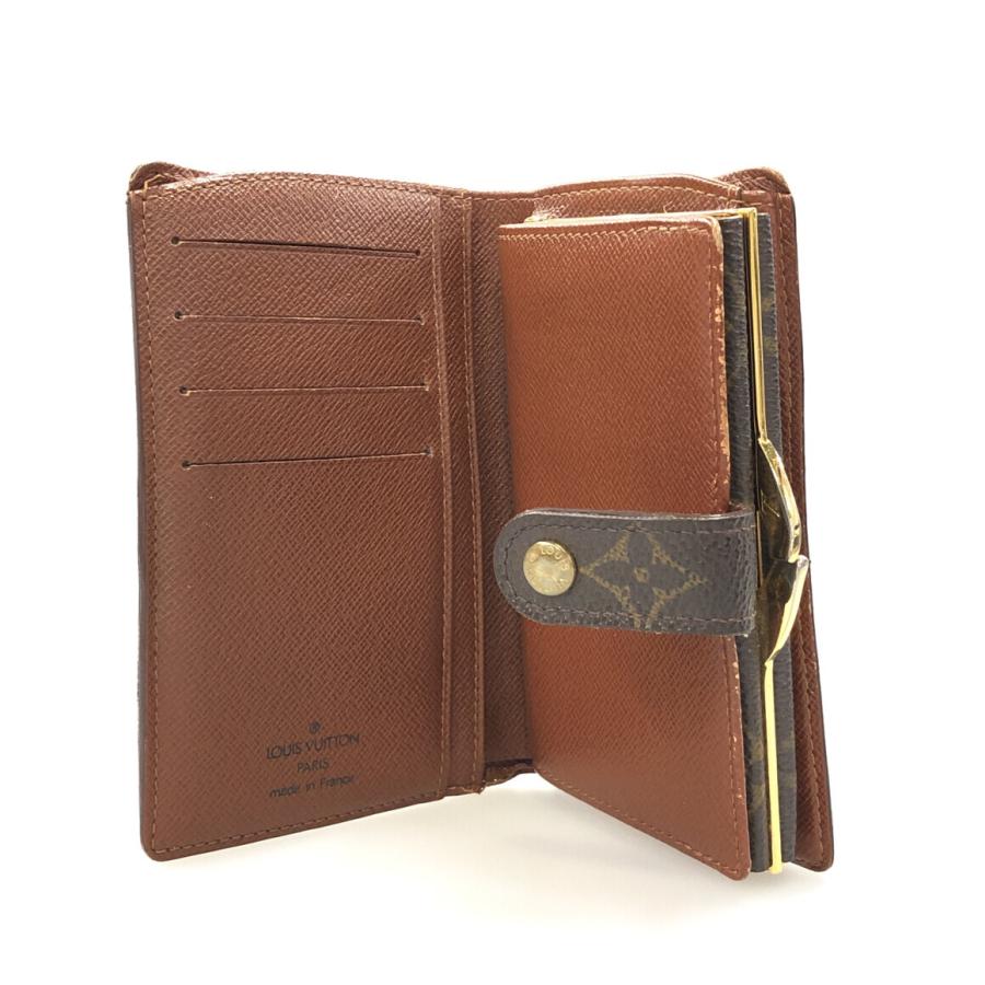ルイヴィトン 二つ折り財布 がま口 ポルトフォイユヴィエノワ M61663
