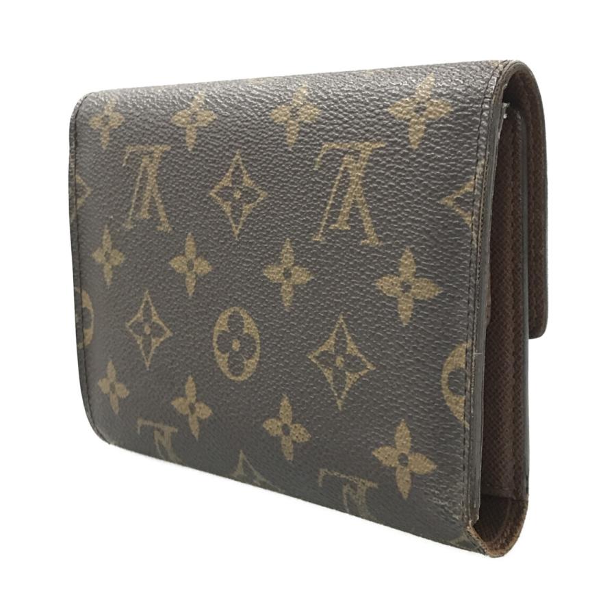 ルイヴィトン 三つ折り財布 廃盤 ポルトトレゾール エテュイパピエ