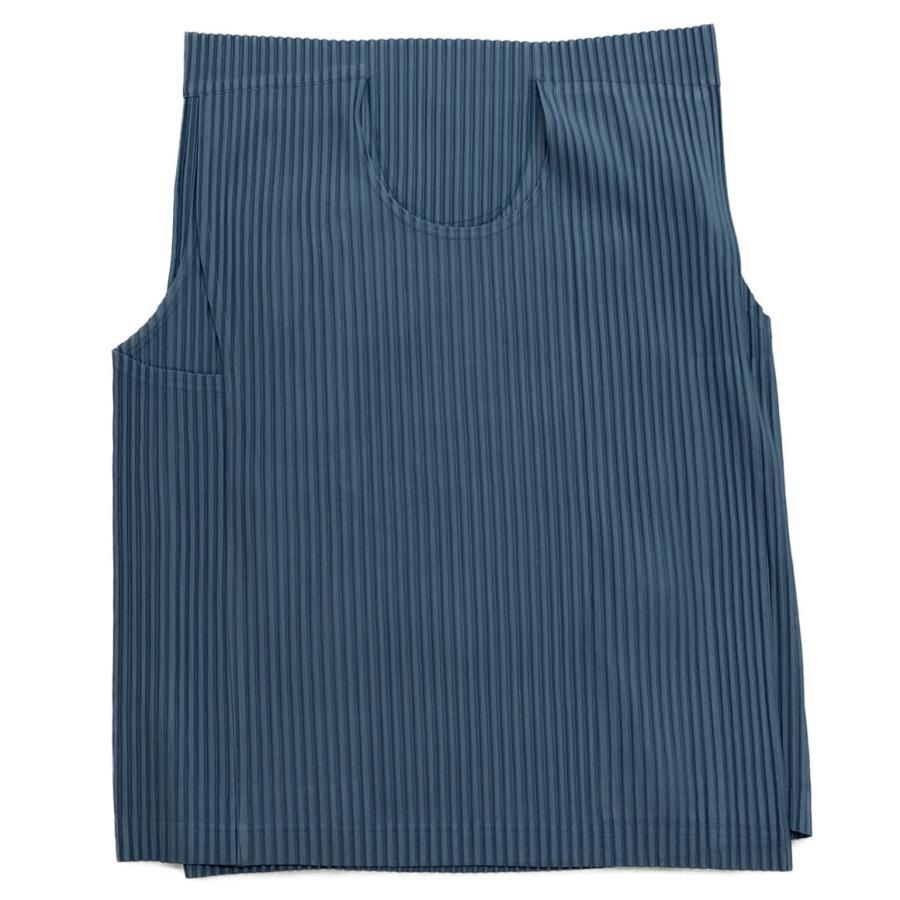 美品 オム プリッセ イッセイミヤケ ノースリーブカットソー RECTANGLE