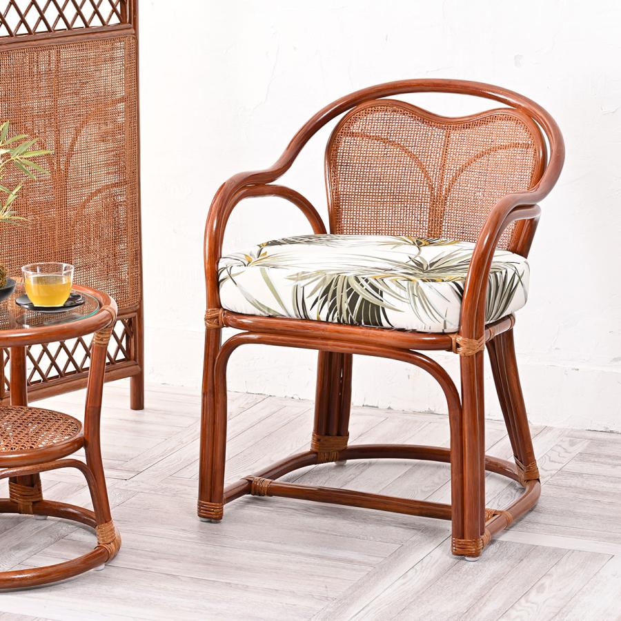 法人様限定 サンフラワーラタン ダイニングチェア 木製椅子 C333HR