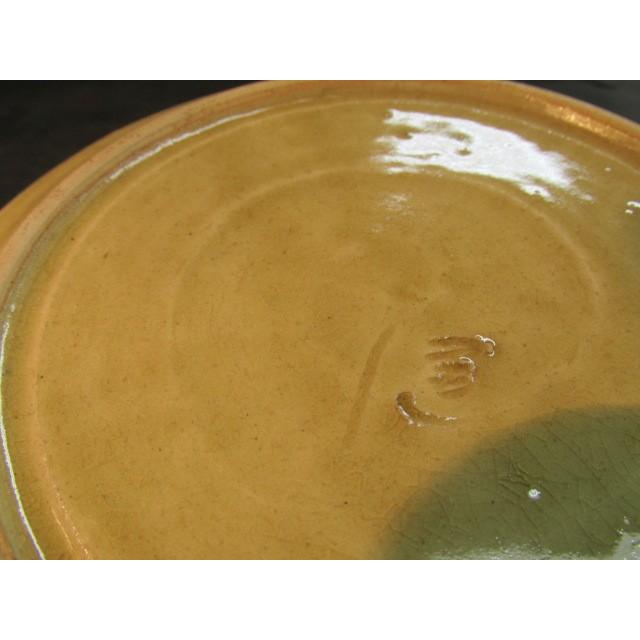 水野健二 黄瀬戸 輪花銅羅鉢 菓子鉢 盛器 共箱 陶芸 陶器 作家 未使用