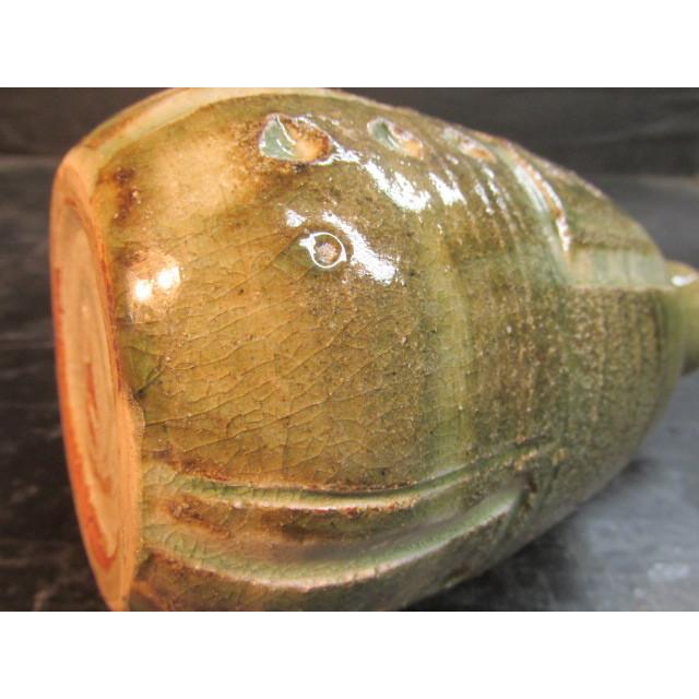 加藤舜陶 灰釉 彫文 壷 花瓶 花器 花入 花生 共箱 陶器 陶芸 作家